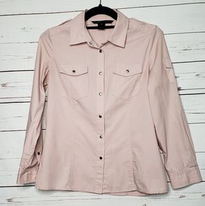 Marc Jacobs Western Inspired Snap Front Shirt w/Pockets